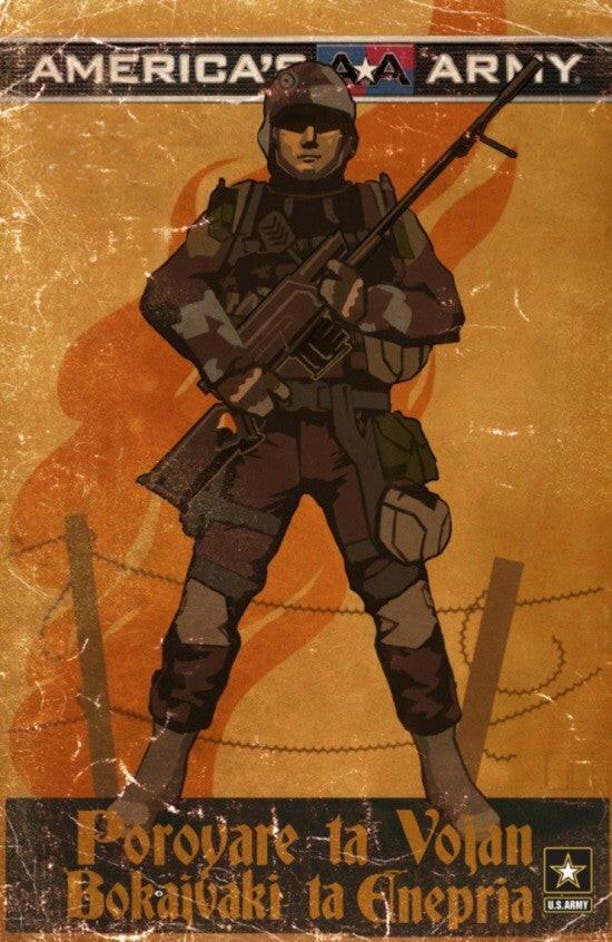 Americas Army Video Game 2014 Wondercon mini poster - AutographsForSale.com