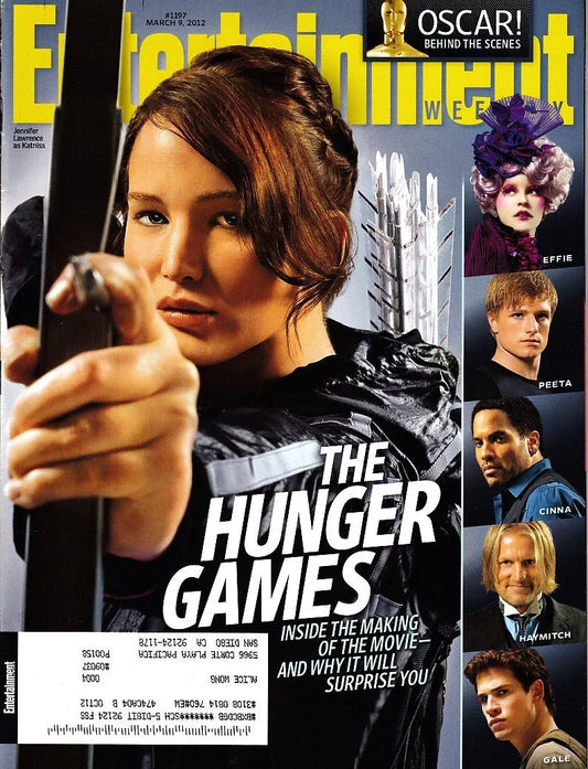 Hunger Games Jennifer Lawrence 2012 Entertainment Weekly magazine issue PRISTINE - AutographsForSale.com