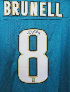 Mark Brunell signed Jacksonville Jaguars Nike teal jersey - AutographsForSale.com