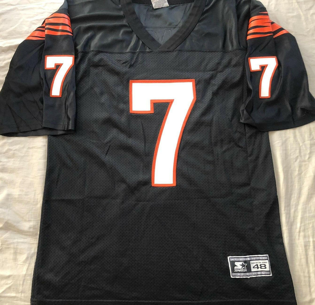 Boomer Esiason Bengals Starter black 90s retro jersey - AutographsForSale.com