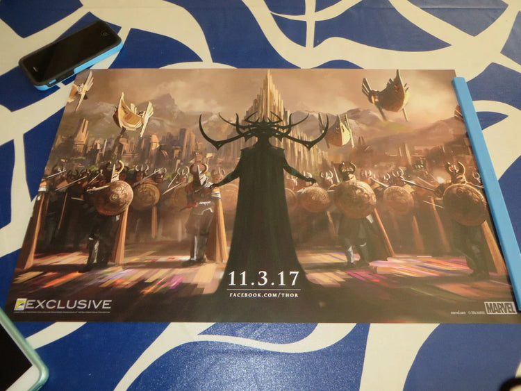 Thor Ragnarok 2016 SDCC exclusive Marvel mini movie poster - AutographsForSale.com