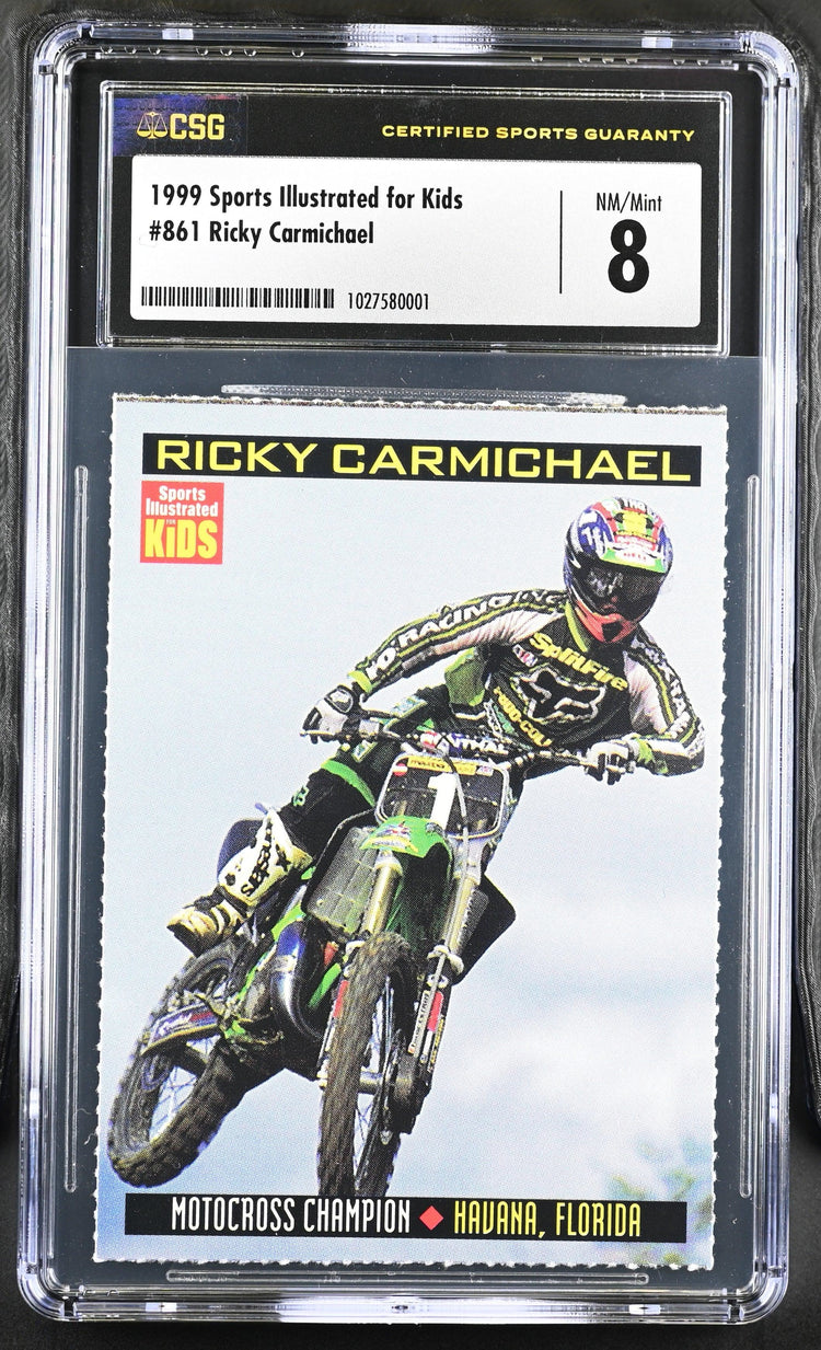 Ricky Carmichael 1999 SI for Kids Motocross RC CSG 8 NmMt - AutographsForSale.com