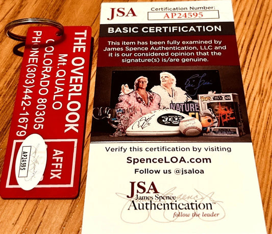 Lia Beldam signed Shining movie Room 237 key fob w/ ROOM 237 GIRL JSA - AutographsForSale.com