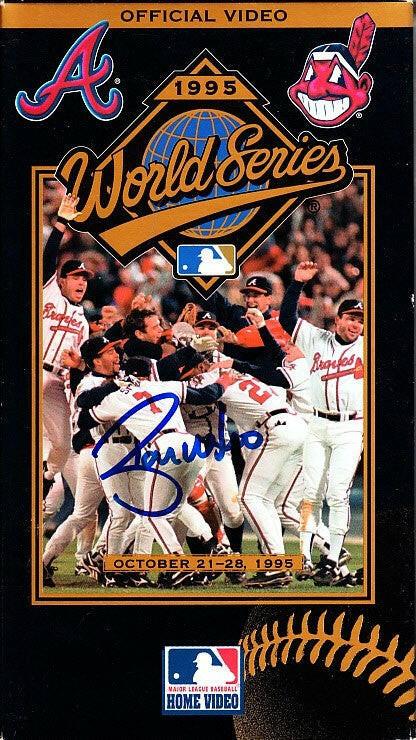 Ryan Klesko signed Braves 1995 World Series VHS Video - AutographsForSale.com