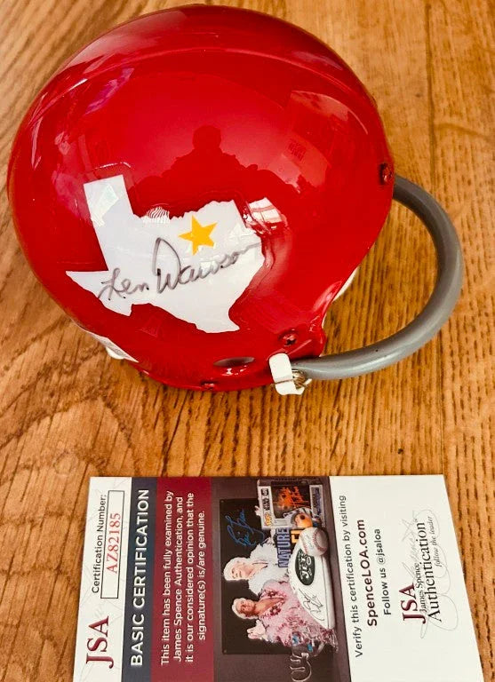 Len Dawson autographed 1962 Dallas Texans throwback mini helmet JSA Chiefs - AutographsForSale.com