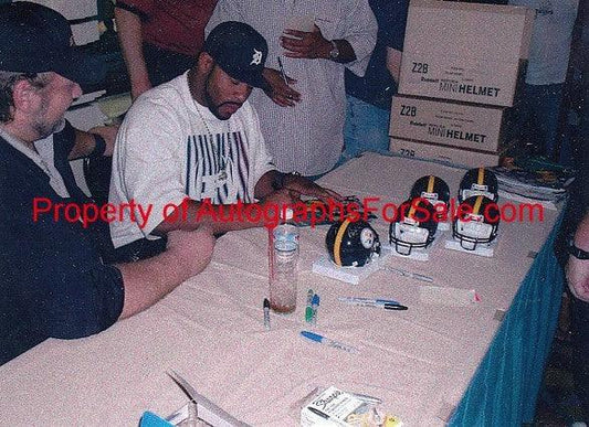 Jerome Bettis signed Steelers Super Bowl 40 Champions mini helmet JSA - AutographsForSale.com