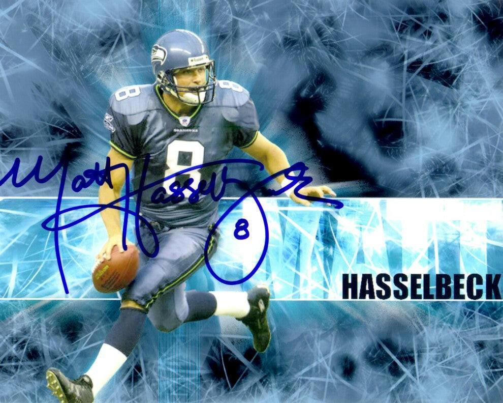 Matt Hasselbeck autographed Seattle Seahawks 8x10 photo - AutographsForSale.com