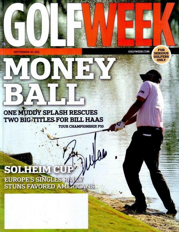 Bill Haas autographed 2011 Golfweek magazine - AutographsForSale.com