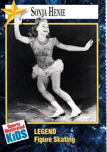 Sonja Henie 1991 SI for Kids Legends Figure Skating card - AutographsForSale.com