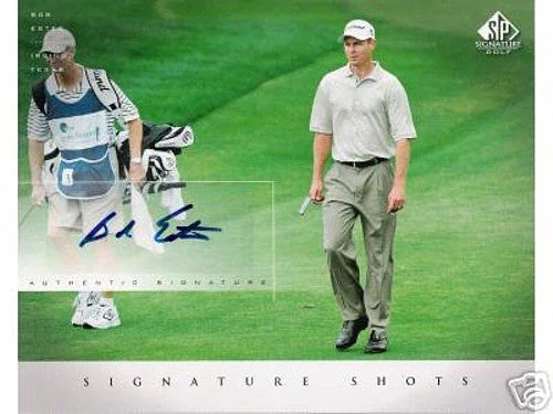 Bob Estes certified signed 2004 SP Signature golf 8x10 card - AutographsForSale.com