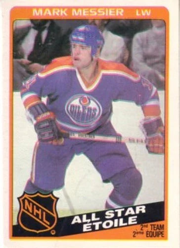 Mark Messier Edmonton Oilers 1984-85 O-Pee-Chee card - AutographsForSale.com
