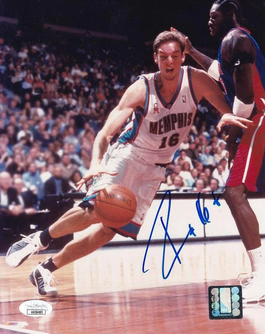 Pau Gasol autographed Memphis Grizzlies 8x10 photo JSA - AutographsForSale.com