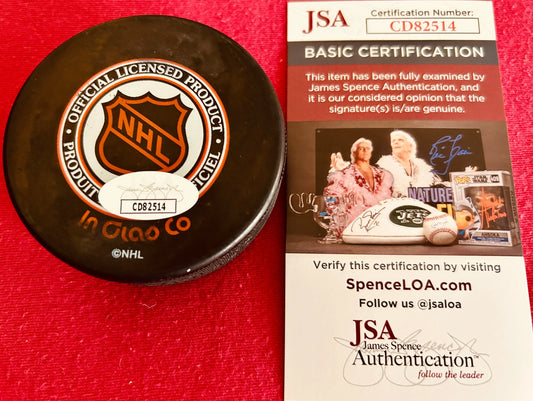 Mike Modano signed 1997 NHL All-Star puck JSA Dallas Stars - AutographsForSale.com