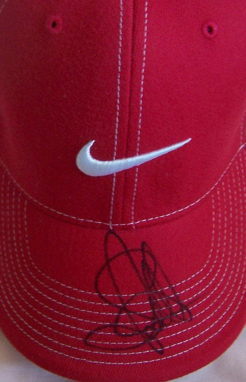 Suzann Pettersen autographed Nike golf cap or hat - AutographsForSale.com