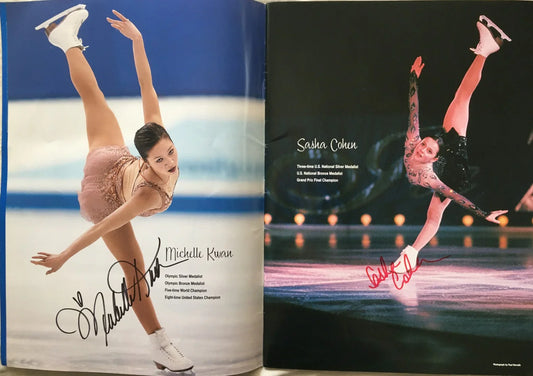 2004 Champions On Ice cast signed skating program Michelle Kwan Sasha Cohen - AutographsForSale.com
