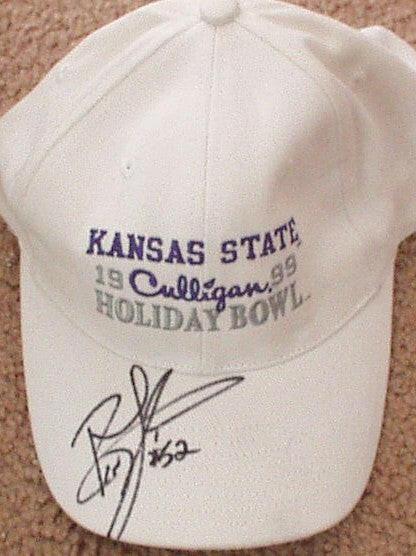 Ben Leber signed 1999 Kansas State Wildcats Holiday Bowl Cap - AutographsForSale.com