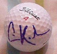 Carin Koch autographed golf ball LPGA - AutographsForSale.com