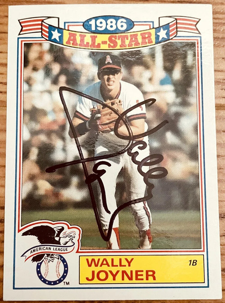 Wally Joyner signed Angels 1987 Topps 1986 Glossy All-Stars RC - AutographsForSale.com