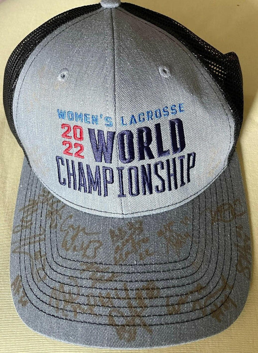 2022 US team Women’s Lacrosse World Championship signed cap Taylor Cummings - AutographsForSale.com