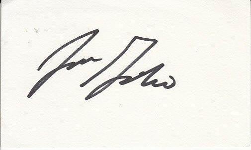 John Godina (Olympic shot putter) autographed 3x5 index card - AutographsForSale.com