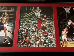 Michael Jordan Scottie Pippen Dennis Rodman signed Bulls 16x20 photos framed UDA JSA PSA/DNA - AutographsForSale.com
