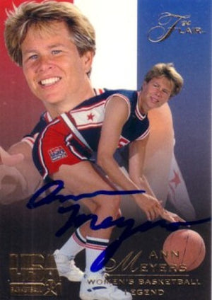 Ann Meyers autographed USA Basketball 1994 Flair card