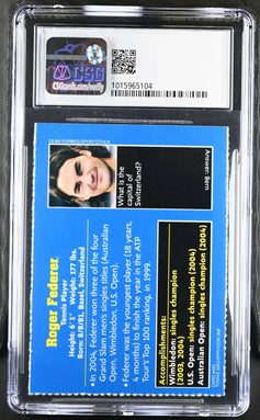 Roger Federer 2005 Sports Illustrated For Kids tennis card CSG Graded 6 ExMt - AutographsForSale.com