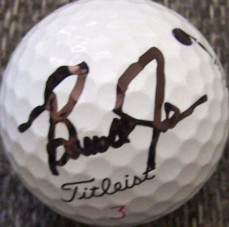 Brandt Jobe signed 2011 Farmers Insurance Open tournament Used Titleist golf ball - AutographsForSale.com