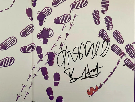 Kristen Bell signed World Needs More Purple People book - AutographsForSale.com