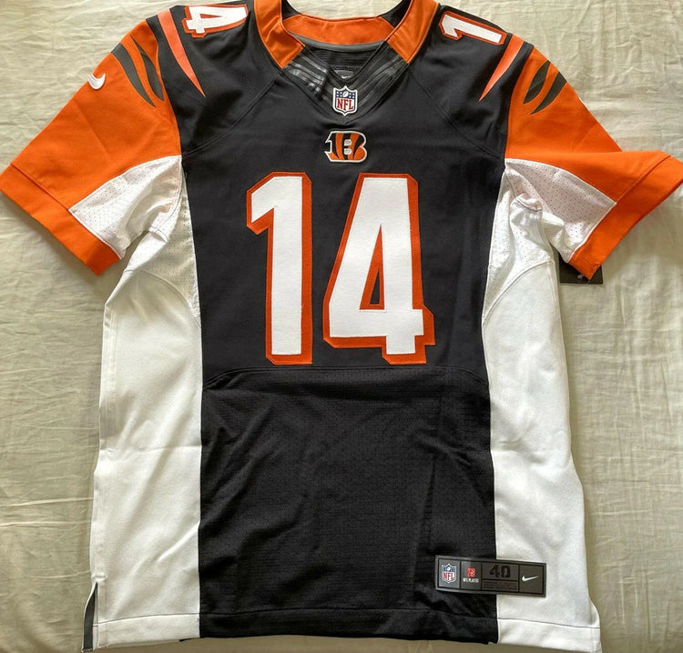 Andy Dalton Bengals 2012 To 2016 Nike Elite game model jersey New - AutographsForSale.com