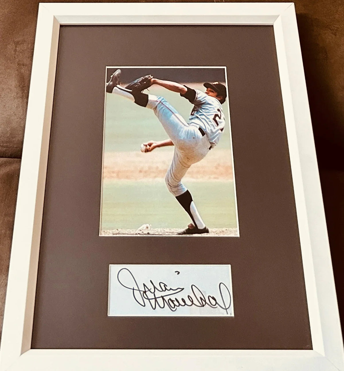 Juan Marichal autograph framed SF Giants 5x7 photo JSA - AutographsForSale.com