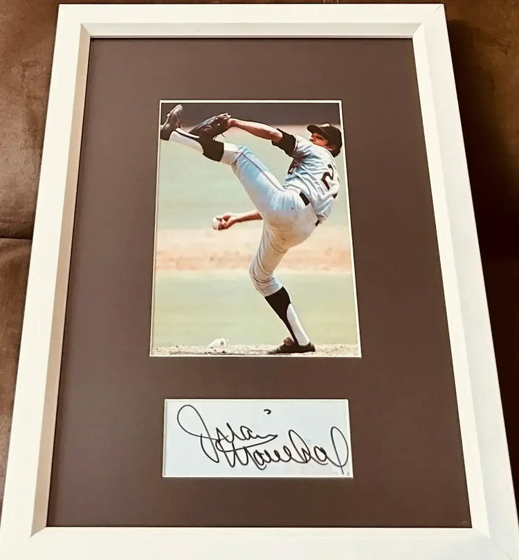 Juan Marichal autograph framed SF Giants 5x7 photo JSA - AutographsForSale.com