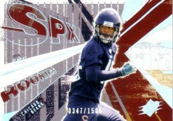 Justin Gage Chicago Bears 2003 SPx Rookie Card - AutographsForSale.com