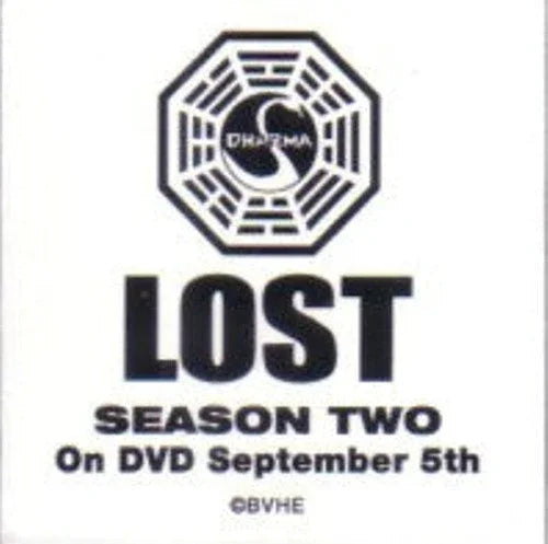 LOST Season Two 2005 Comic-Con promo Dharma logo magnet - AutographsForSale.com