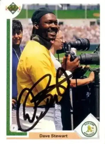 Dave Stewart autographed Oakland Athletics 1991 Upper Deck card - AutographsForSale.com