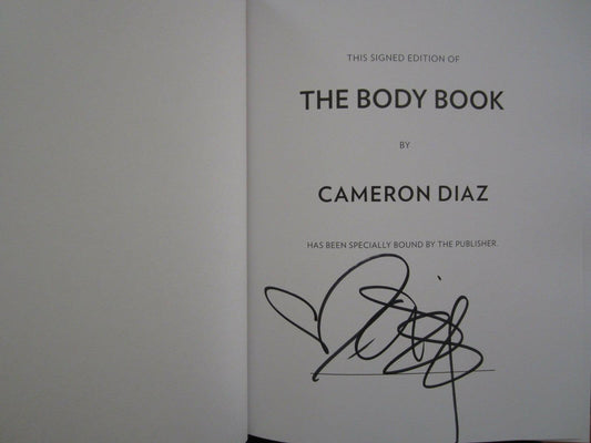 Cameron Diaz autographed Body book signed 1st edition - AutographsForSale.com