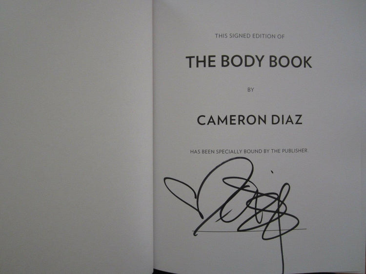 Cameron Diaz autographed Body book signed 1st edition - AutographsForSale.com