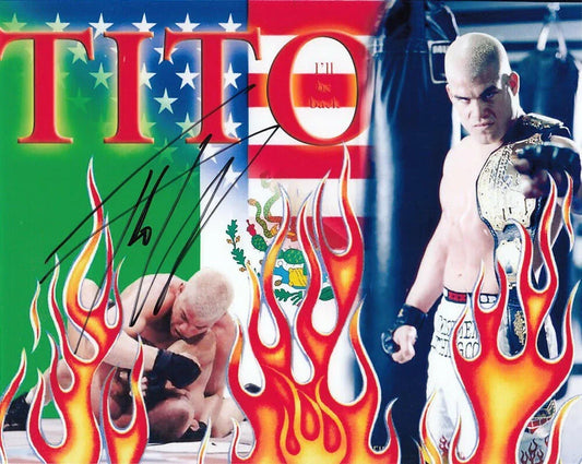 Tito Ortiz autographed 8x10 MMA photo - AutographsForSale.com