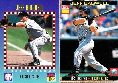 Jeff Bagwell Houston Astros 1994 and 1998 Sports Illustrated for Kids cards - AutographsForSale.com