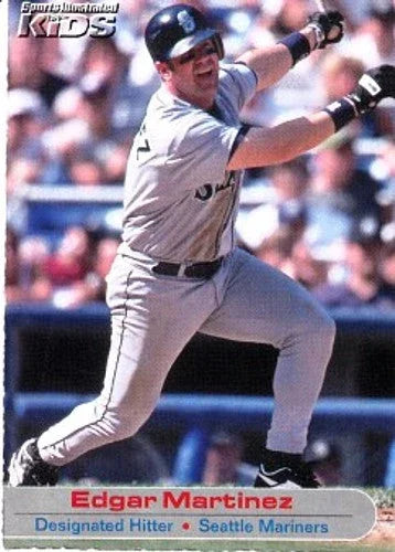 Edgar Martinez Seattle Mariners 2001 SI for Kids card - AutographsForSale.com