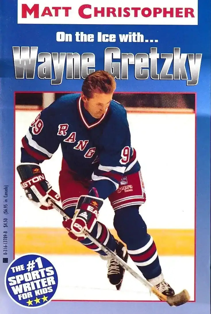On Ice with Wayne Gretzky 1997 hockey book for young adults - AutographsForSale.com