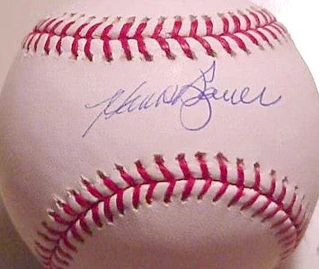 Hank Bauer autographed American League baseball - AutographsForSale.com