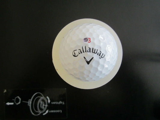 Adam Hadwin signed 2017 Farmers Insurance Open tournament Used Callaway golf ball - AutographsForSale.com