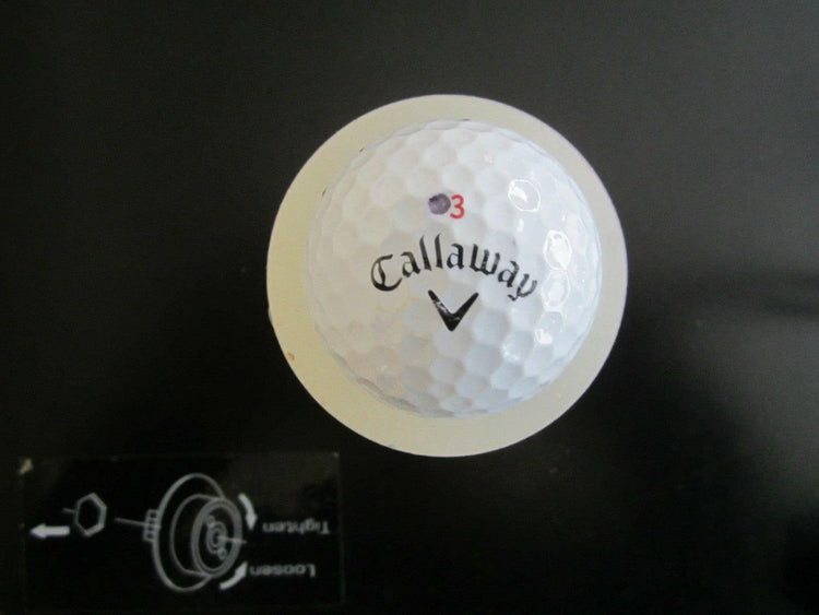 Adam Hadwin signed 2017 Farmers Insurance Open tournament Used Callaway golf ball - AutographsForSale.com