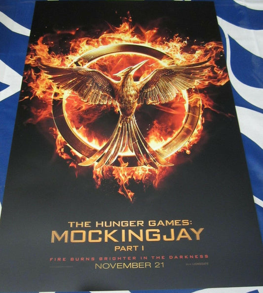 Hunger Games Mockingjay 2014 mini 13x20 movie poster - AutographsForSale.com