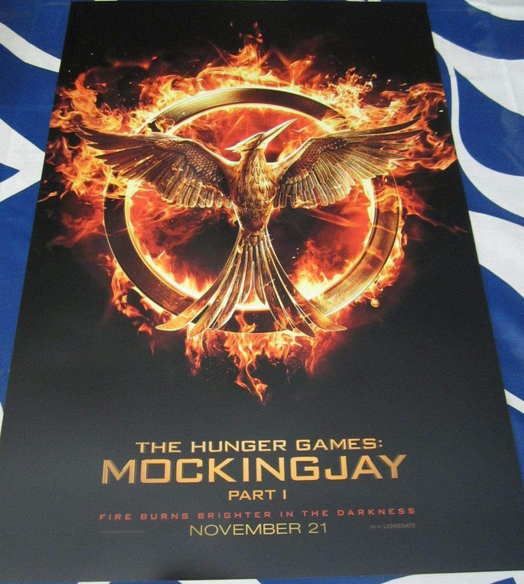 Hunger Games Mockingjay 2014 mini 13x20 movie poster - AutographsForSale.com