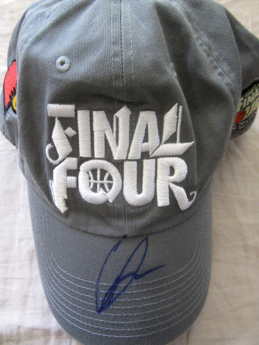 Gorgui Dieng autographed Louisville Cardinals 2012 NCAA Final Four cap or hat - AutographsForSale.com