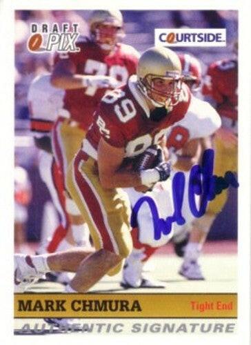 Mark Chmura certified signed Boston College 1992 Courtside card - AutographsForSale.com
