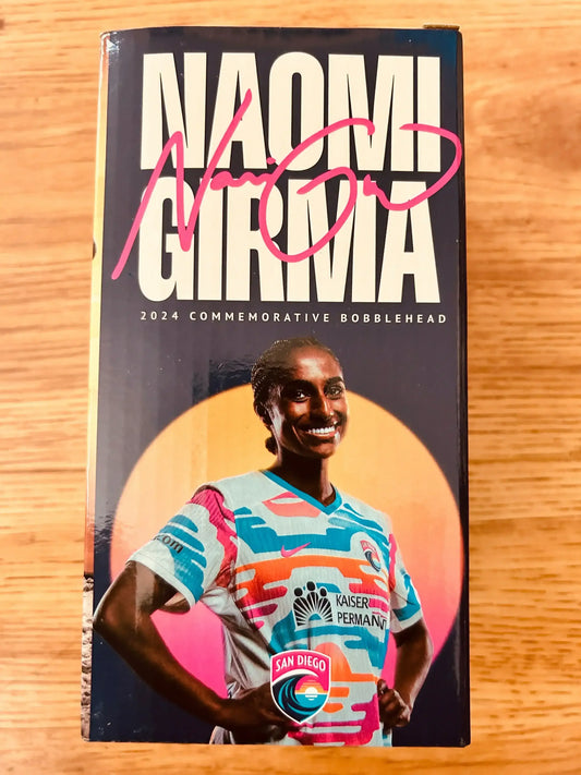 Naomi Girma 2024 NWSL San Diego Wave bobblehead doll NEW - AutographsForSale.com