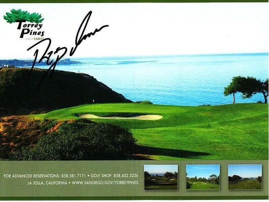 Ryan Palmer autographed Torrey Pines scorecard - AutographsForSale.com